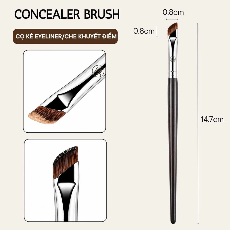 Cọ Tán Kem Che Khuyết Điểm BH Cosmetics Concealer Brush BH338